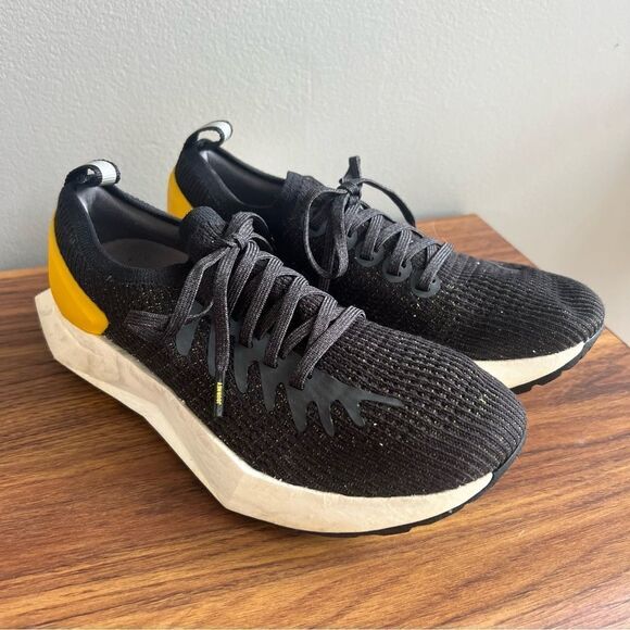 ALLBIRDS LIMITED EDITION Silver Fern Tree Flyer Yellow Black Size 8.5 Women - Picture 1 of 8